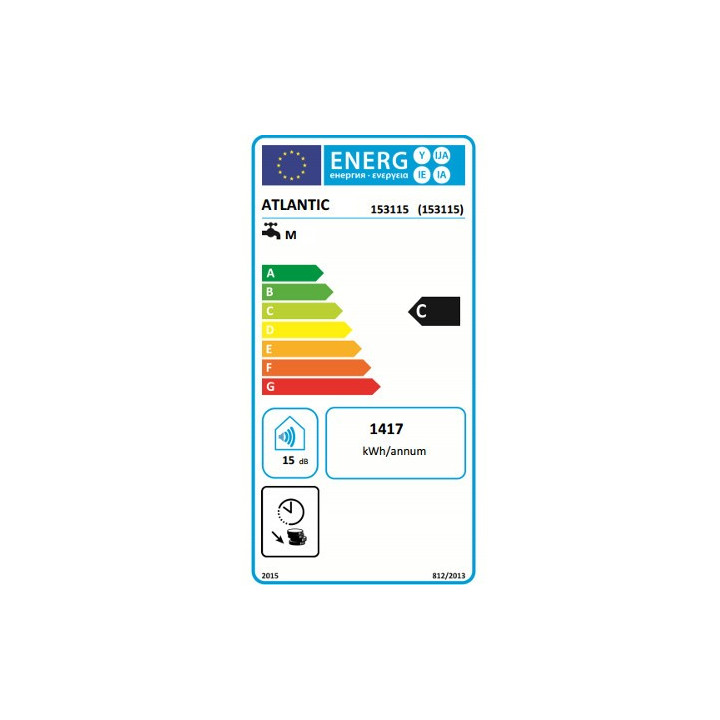 Chauffe-eau électrique ACI hybride Zénéo - Vertical mural - 150L
