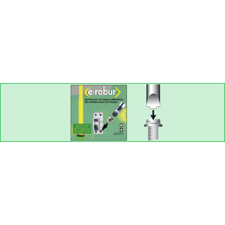 Tournevis CRUCIPLAT® isolé 1000V - 4,5x80mm