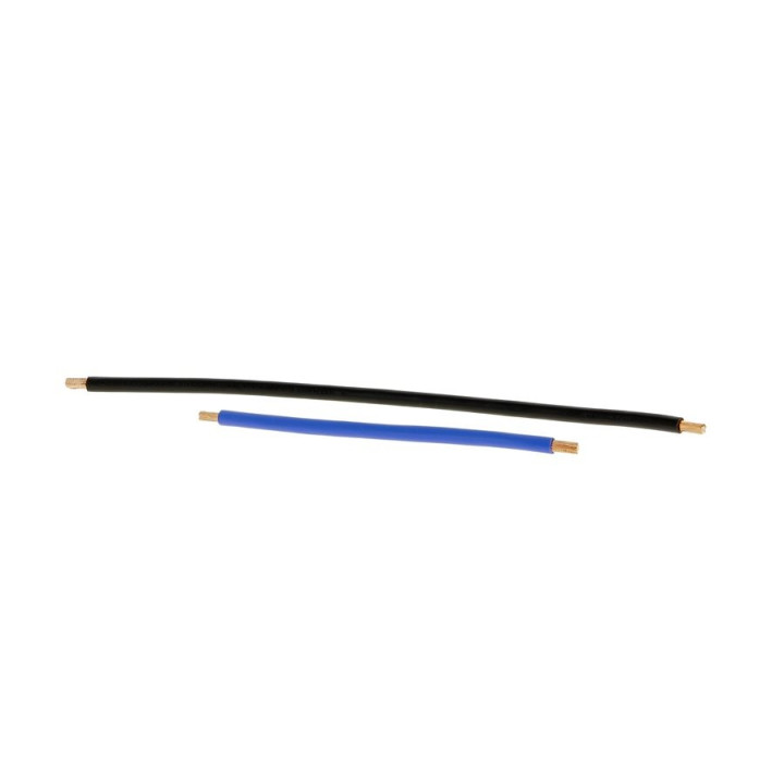 Câble alimentation peigne vertical - 1 noir et 1 bleu 16mm2 - Longueur 310mm