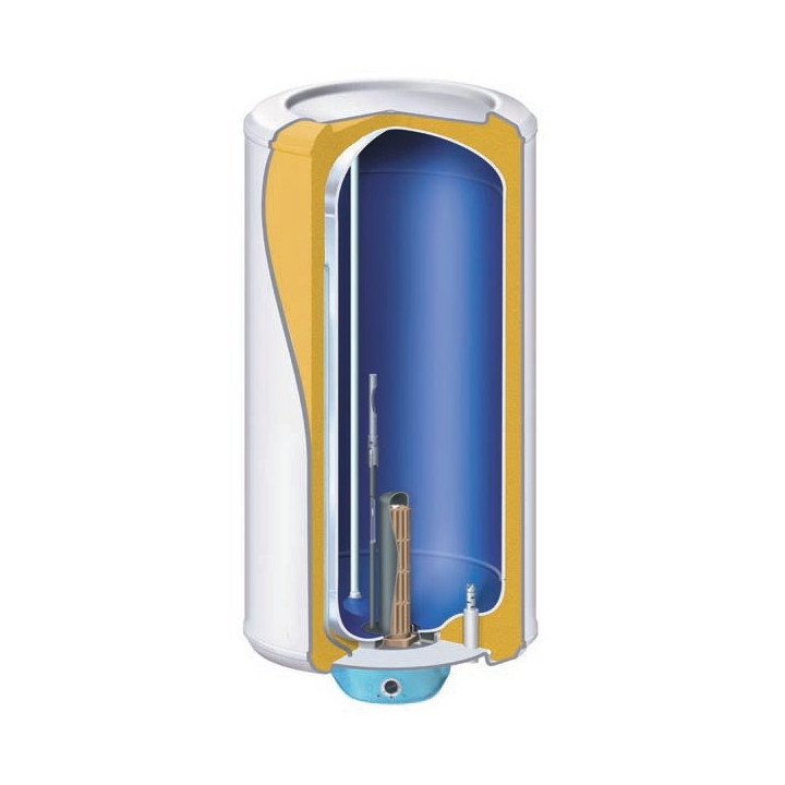 Chauffe-eau électrique Vizengo vertical mural 150 L - 1800 W - 1230x550x530 mm