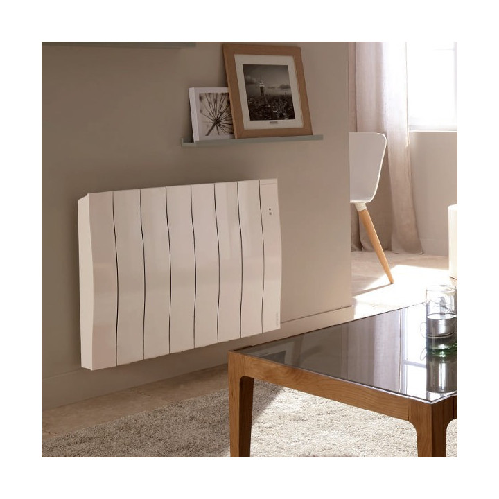 Radiateur Galapagos pilotage intelligent connecté blanc - Horizontal - 750W