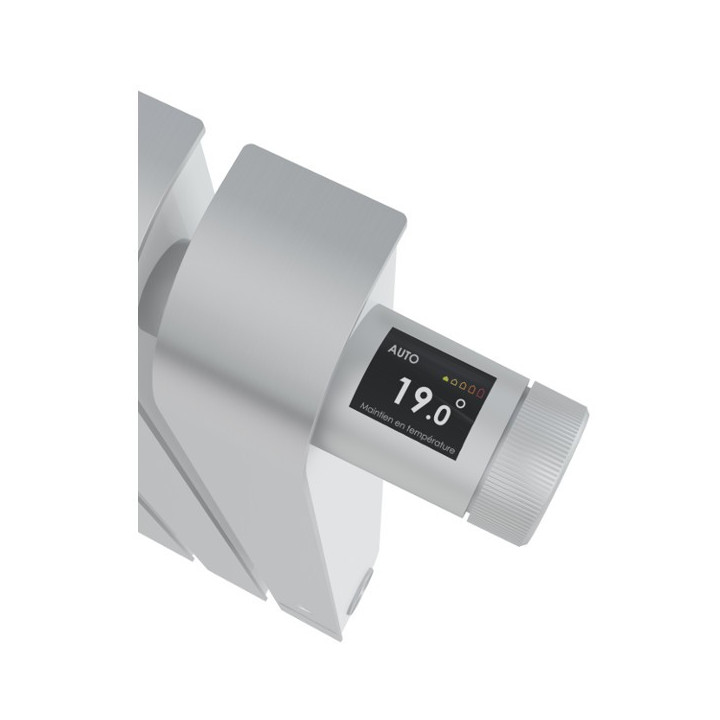 Radiateur connecté Mythic - Horizontal - 1000W - Aluminium