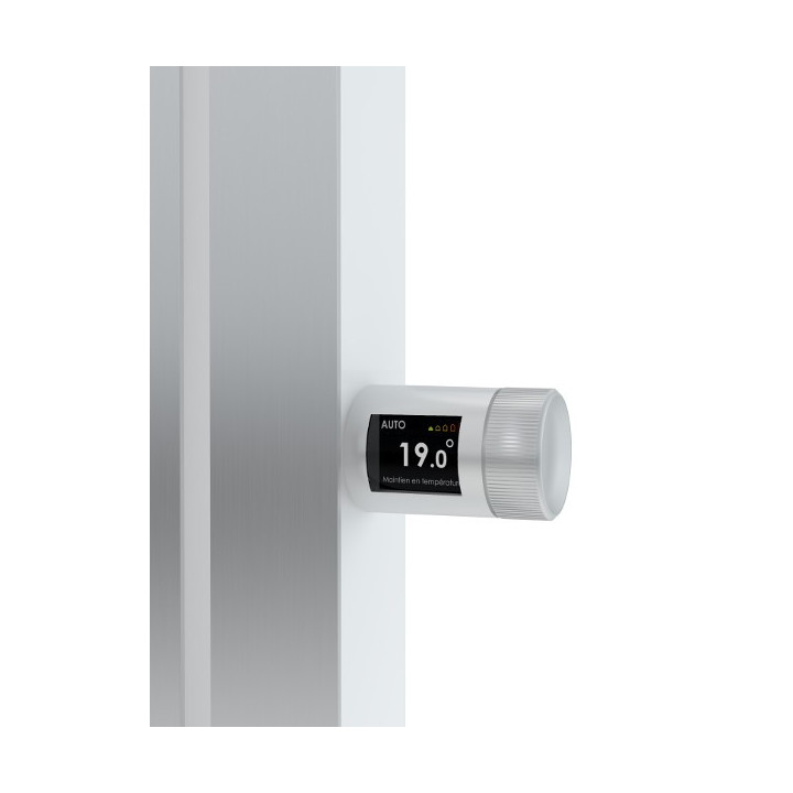 Radiateur connecté Mythik - Vertical - 1500W - Aluminium
