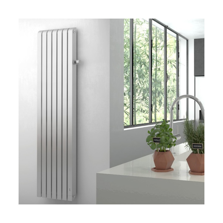 Radiateur connecté Mythik - Vertical - 1500W - Aluminium
