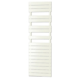 Radiateur sèche-serviettes - Chauffage central - Fassane SPA Symétrique - 625 W - 14 lames - Blanc