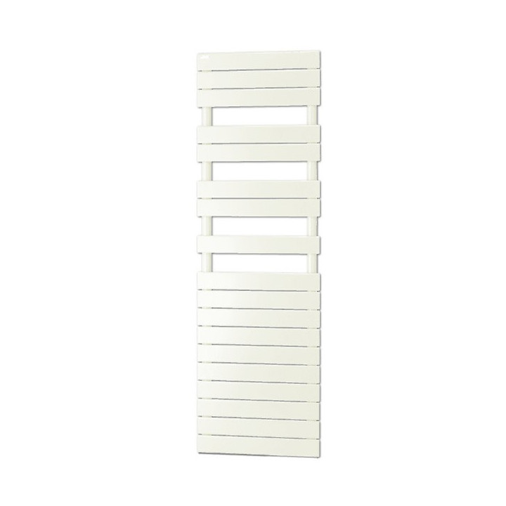 Radiateur sèche-serviettes - Chauffage central - Fassane SPA Symétrique - 625 W - 14 lames - Blanc