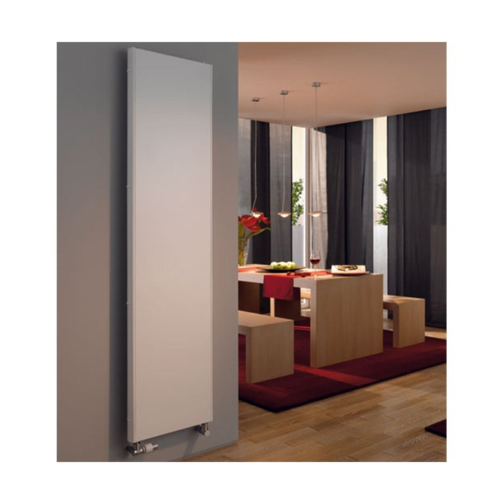 Radiateur panneau en acier profilé vertical - Verteo-Plan - Type 21 - 1209W - Blanc