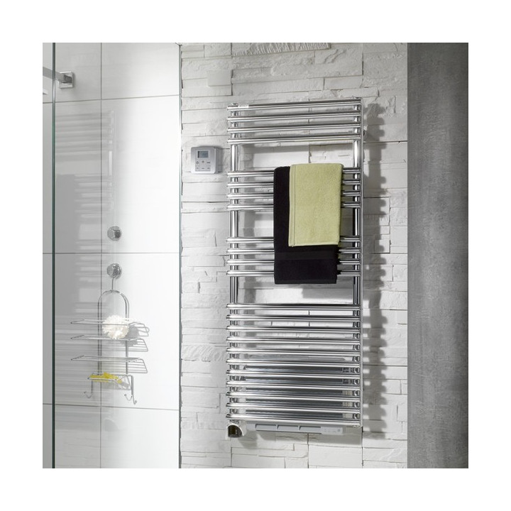 Radiateur sèche-serviettes - Cala +Air - 3+1000 W - Chrome - Commande IRS