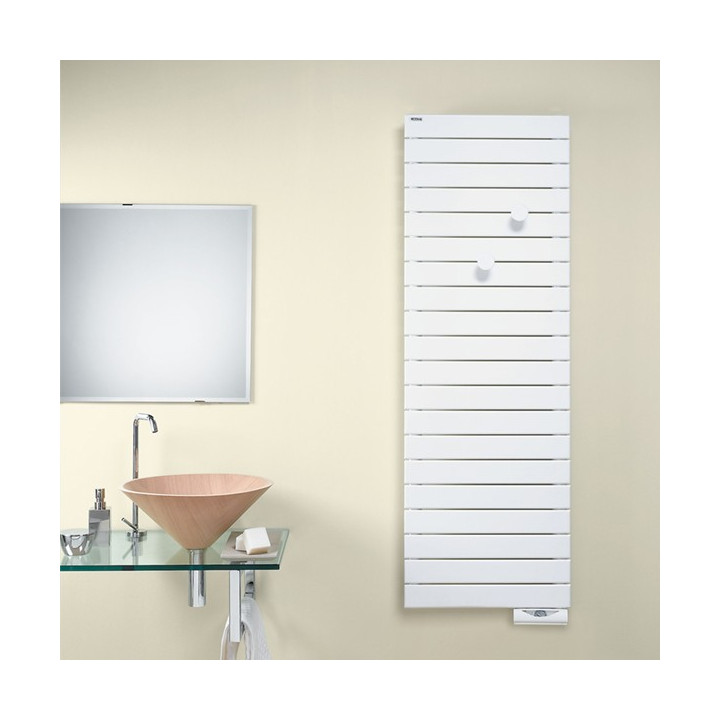 Radiateur sèche-serviettes - Régate Status - 600 W - Blanc - Régulateur "Timerprog"