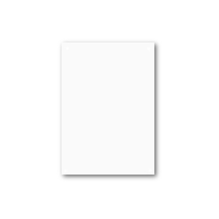 Plaque antivandalisme pour bac d'encastrement Opale 13 modules H920mm