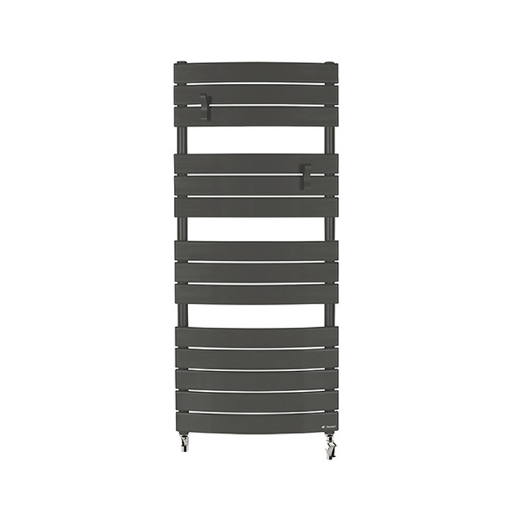 Radiateur sèche-serviettes eau chaude - Riviera - 367W - Gris ardoise