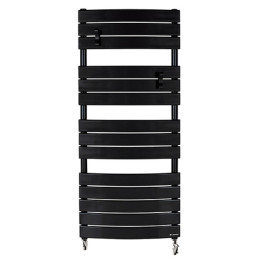 Radiateur sèche-serviettes eau chaude - Riviera - 519W - Noir carbone