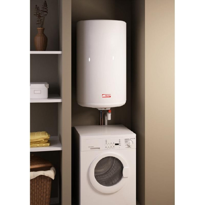Chauffe-eau électrique Stéatis 75 L étroit - Mural vertical - 1200W - 780x505x505mm