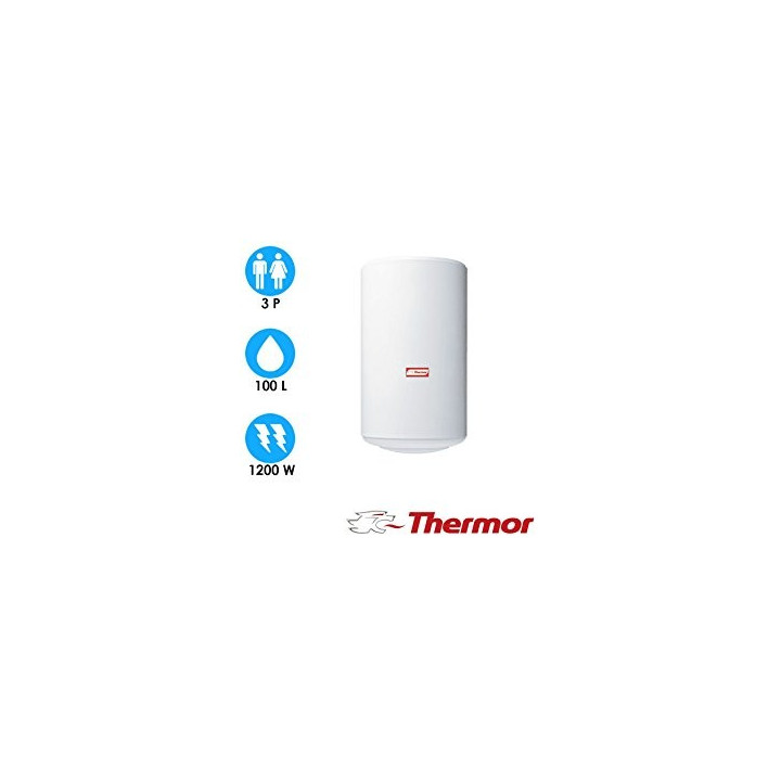Chauffe-eau électrique Stéatis 75 L étroit - Mural vertical - 1200W - 780x505x505mm