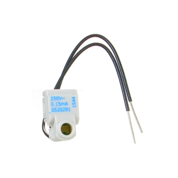 Voyant à led bleu - 0,15 mA - Classique