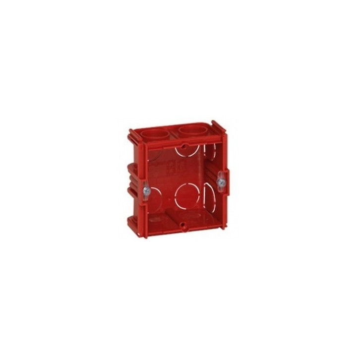 Boite d'encastrement BATIBOX maçonnerie simple poste profondeur 50 mm
