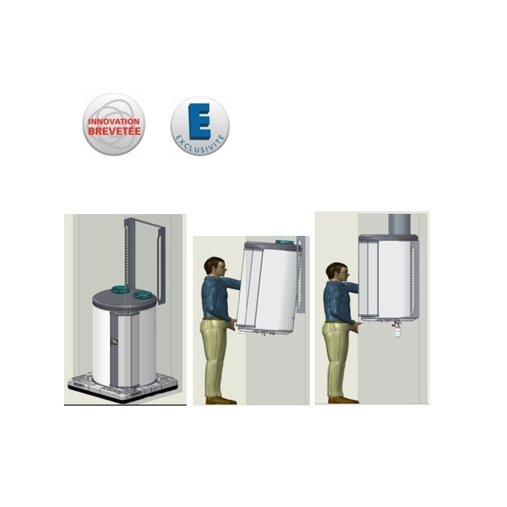 Fixation murale Easymanip pour chauffe-eau AQUACOSY