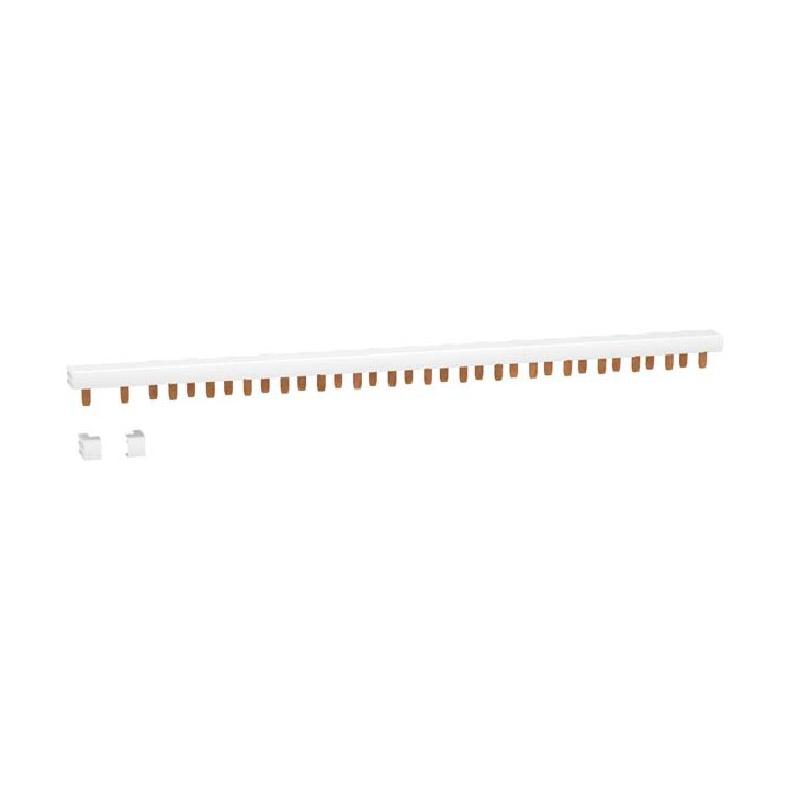 Peigne monobloc XP Resi9 - 1P+N - 63A - 36 pas - Cache dents de 5 modules