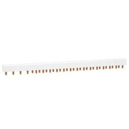 Peigne monobloc XP Resi9 - 3P+N - 63A - 36 pas - Cache dents de 5 modules