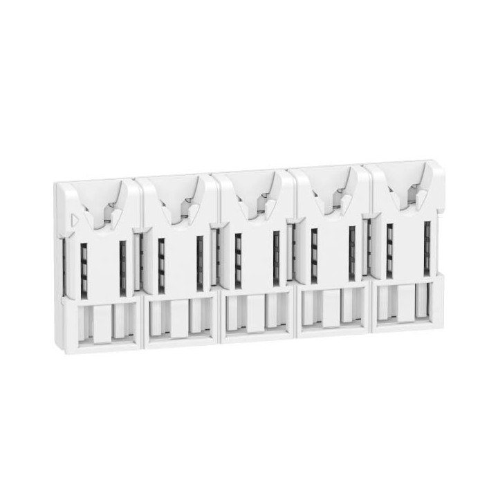 Répartiteur XE Resi9 - 63A - 10 pas - 5 modules - Sans connecteur - Embrochable
