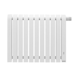 Radiateur connecté Mythik - Horizontal - Blanc granit