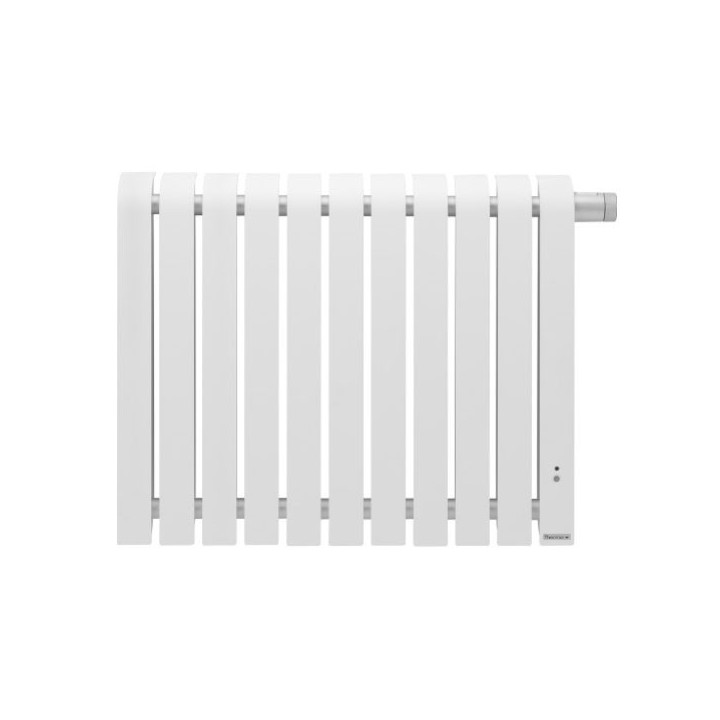Radiateur connecté Mythik - Horizontal - Blanc granit