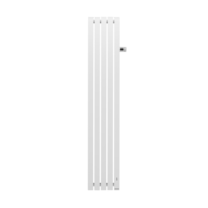 Radiateur connecté Mythik - Vertical - Blanc granit