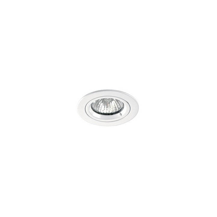 Spot encastré fixe Speed 50 R 230 - GU10 - 50W - Rond - Aluminium blanc - Sans ampoule 