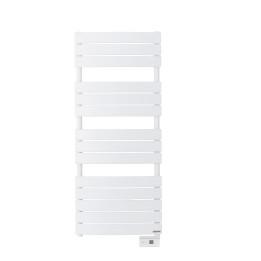 Radiateur sèche-serviettes électrique Riviera - 750W - Blanc granit