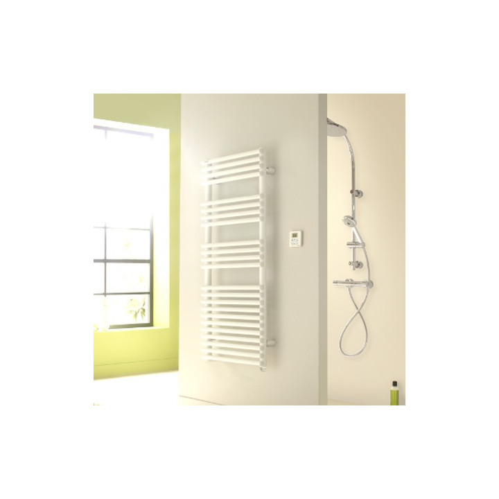 Sèche-serviettes électrique Cala - 1000 W - Sans soufflerie - Blanc