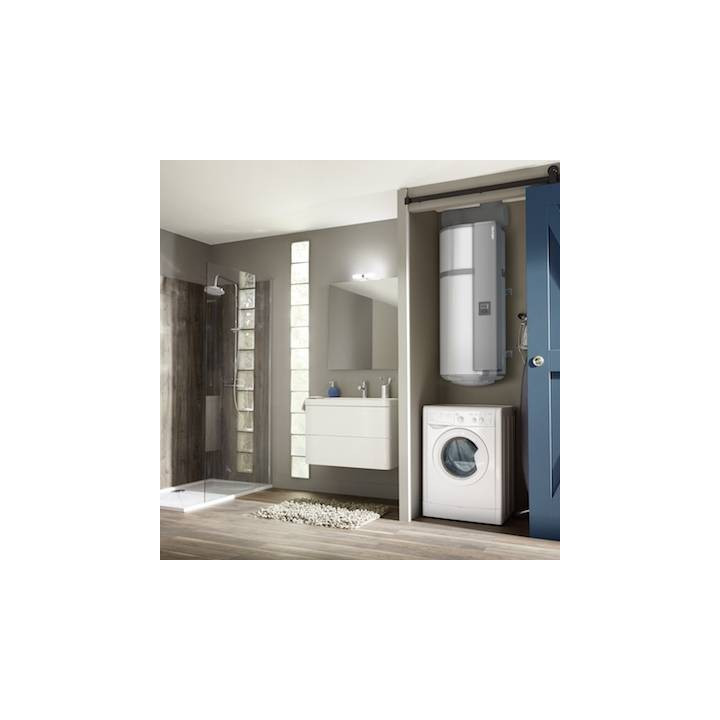 Chauffe-eau thermodynamique connecté Calypso - 1550W - Vertical Mural - 100L - 1 à 3 personnes
