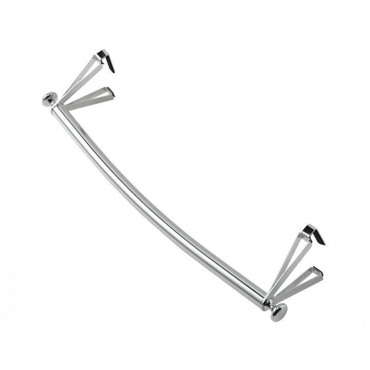 Barre portante galbée pour radiateur Allure et Riviera - Longueur 48.5 cm  - Blanc satin