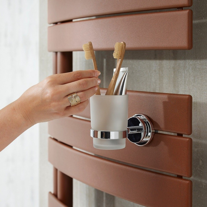 Porte-gobelet pour radiateur Allure, Riviera, Riva tendance, Riva chrome, Riva 2, Corsaire - 498020 - Chrome