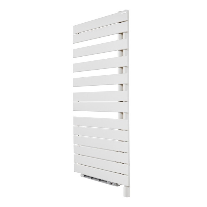 Sèche-serviettes électrique Fassane Spa + Air asymétrique à droite - 750+1000W - Blanc