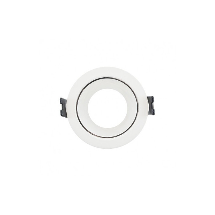 Support de spot encastrable rotatif BBC - Rond - ∅ 80mm - IP20 - Argent