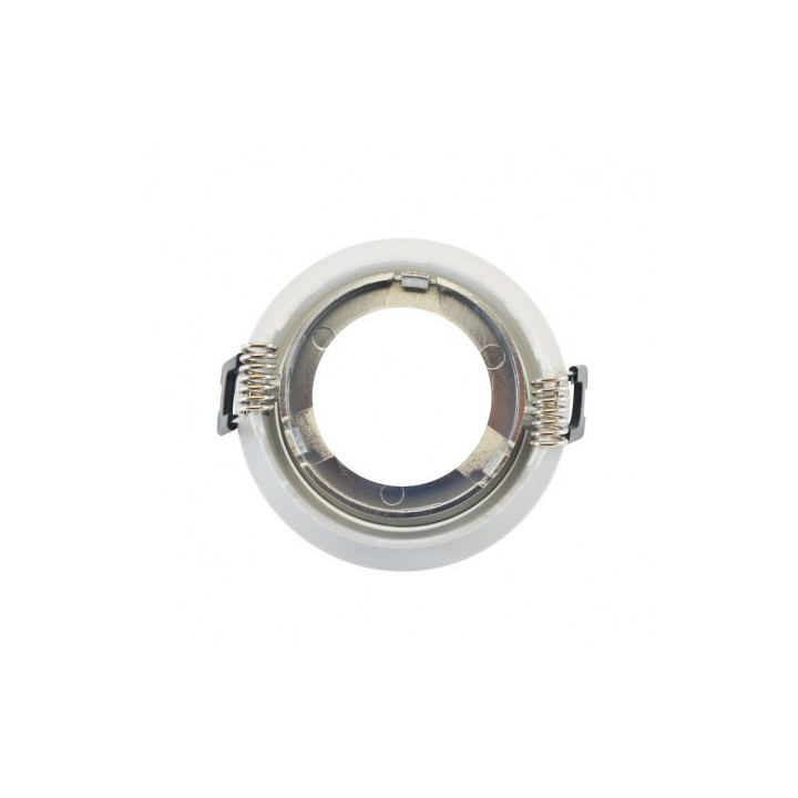 Support de spot encastrable rotatif BBC - Rond - ∅ 80mm - IP20 - Argent