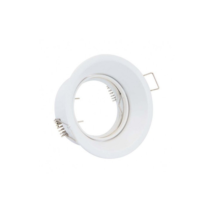 Support de spot encastrable rotatif BBC - Rond - ∅ 85mm - IP20 - Blanc