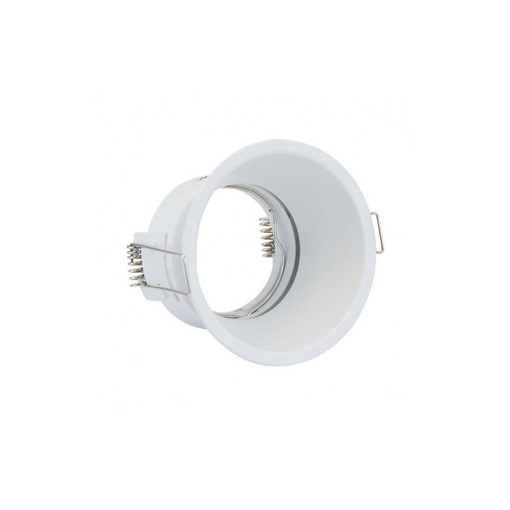 Support de spot encastrable rotatif BBC - Rond - ∅ 82mm - IP20 - Blanc