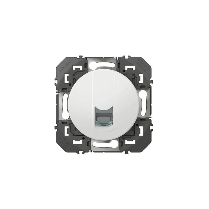Prise blindée RJ45 Dooxie - 16 A - Blanc