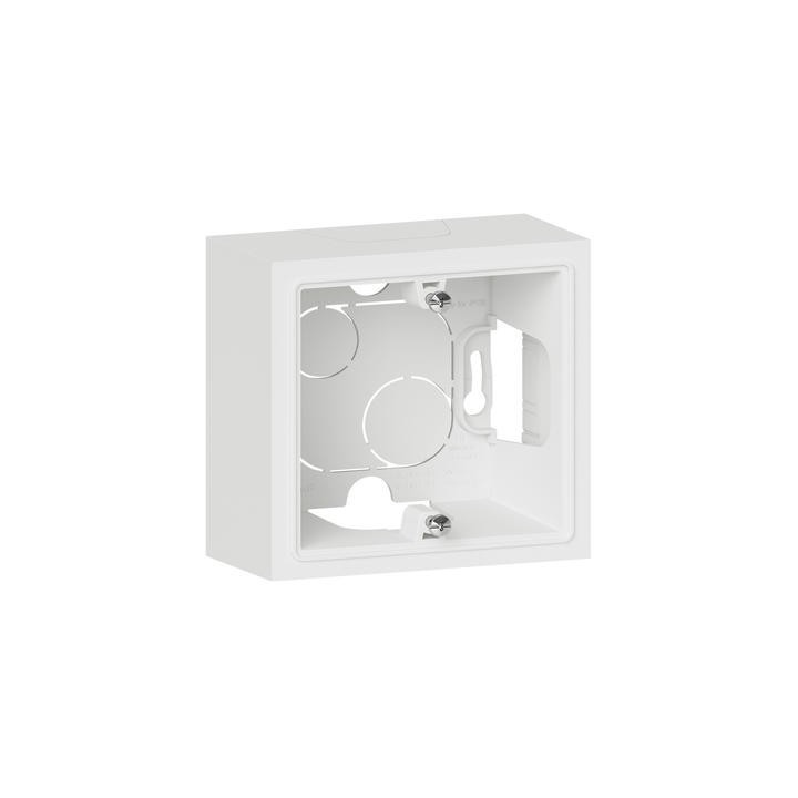 Cadre saillie Dooxie - 1 poste - Blanc