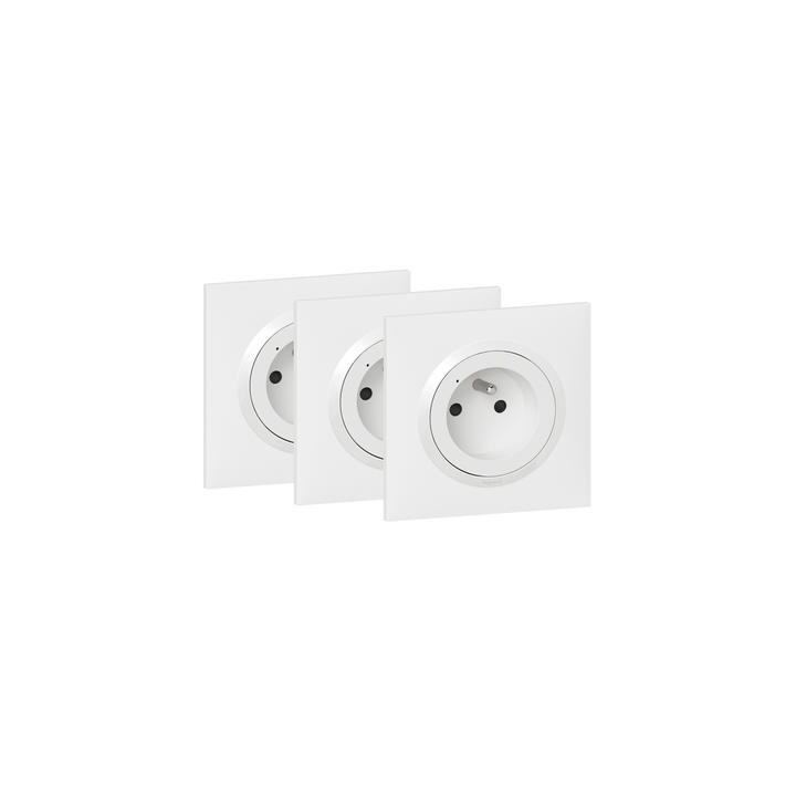 Pack prises connectées Dooxie - Netatmo - 3 prises électriques connectées - Blanc