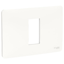 Plaque Unica Studio - Blanc - 1 module