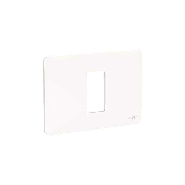 Plaque Unica Studio - Blanc - 1 module