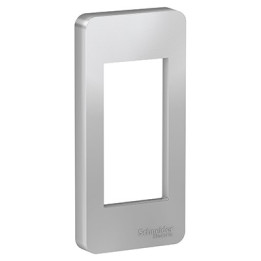 Plaque Unica étroite - Alu - 1 modules - 1 poste