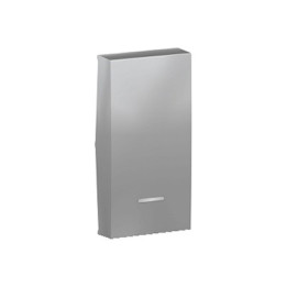 Enjoliveur avec voyant Unica - 1 module - Alu