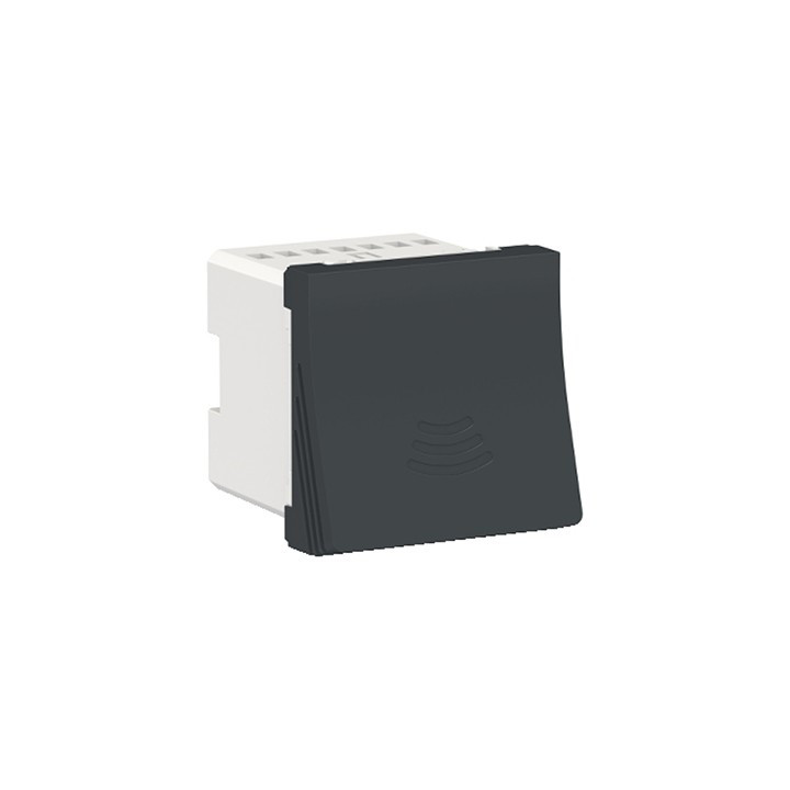 Sonnette électronique Unica - 70dB/1min - 230Vca - 2 modules - Anthracite