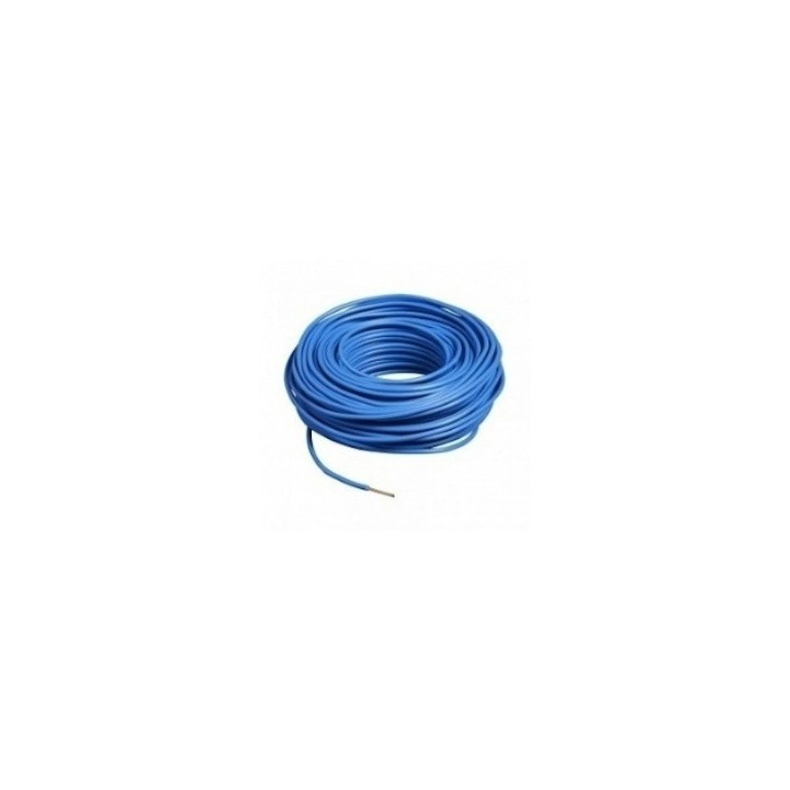 Bobine de Câble H07VU 2,5 mm² - 100 m - Bleu