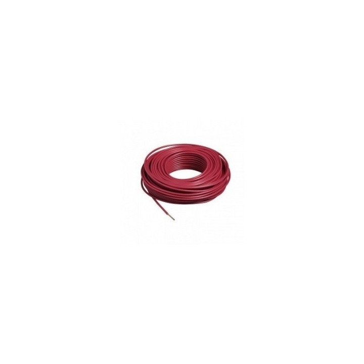 Bobine de Câble H07VU 2,5 mm² - 100 m - Rouge