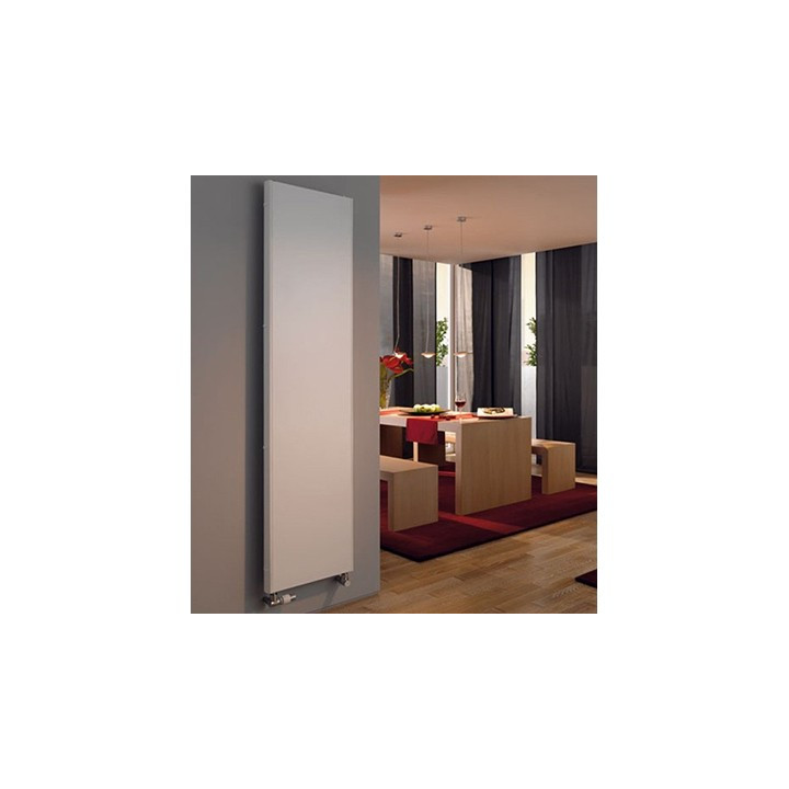 Radiateur panneau en acier lisse vertical - Verteo-Plan - Type 21 - 1632W - Blanc