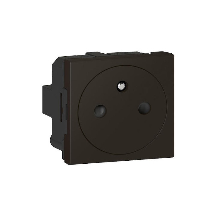 Prise 2P+T Surface Mosaic - 16A - Noir mat